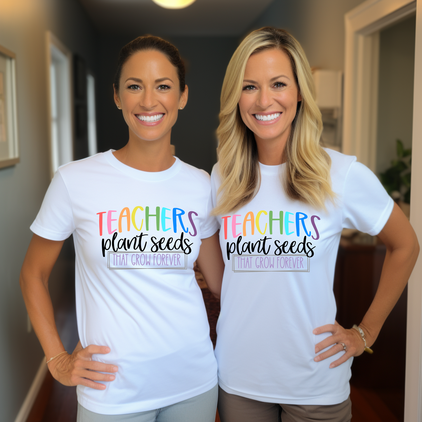 Teachers plant seeds
