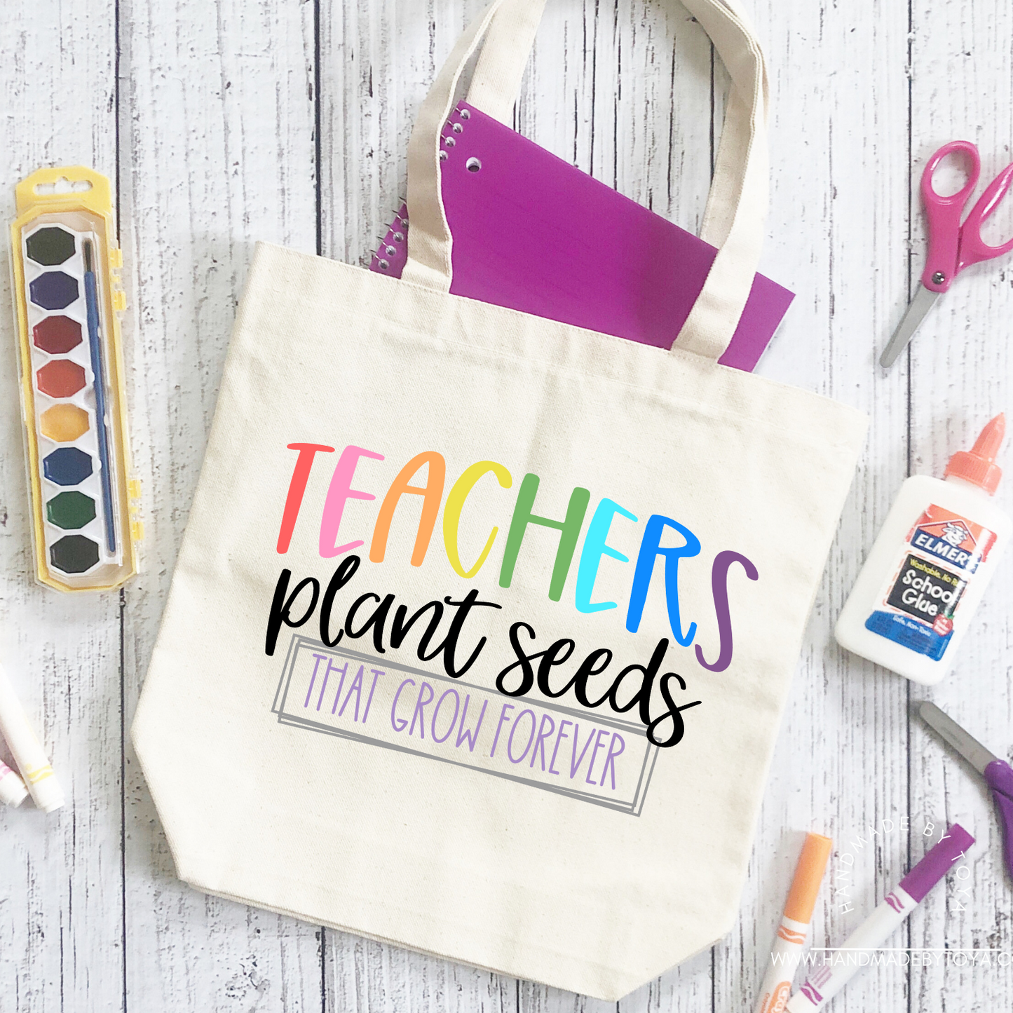 Teachers plant seeds